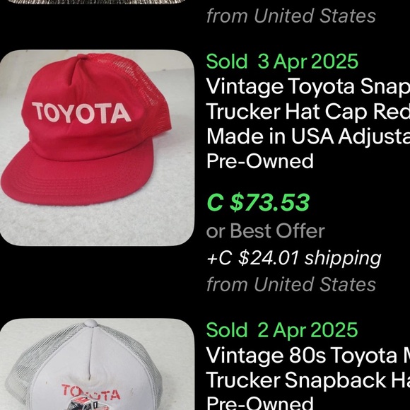 Vintage Toyota Snapback / Trucker Style / Mesh / 80s / 90s - Picture 11 of 12